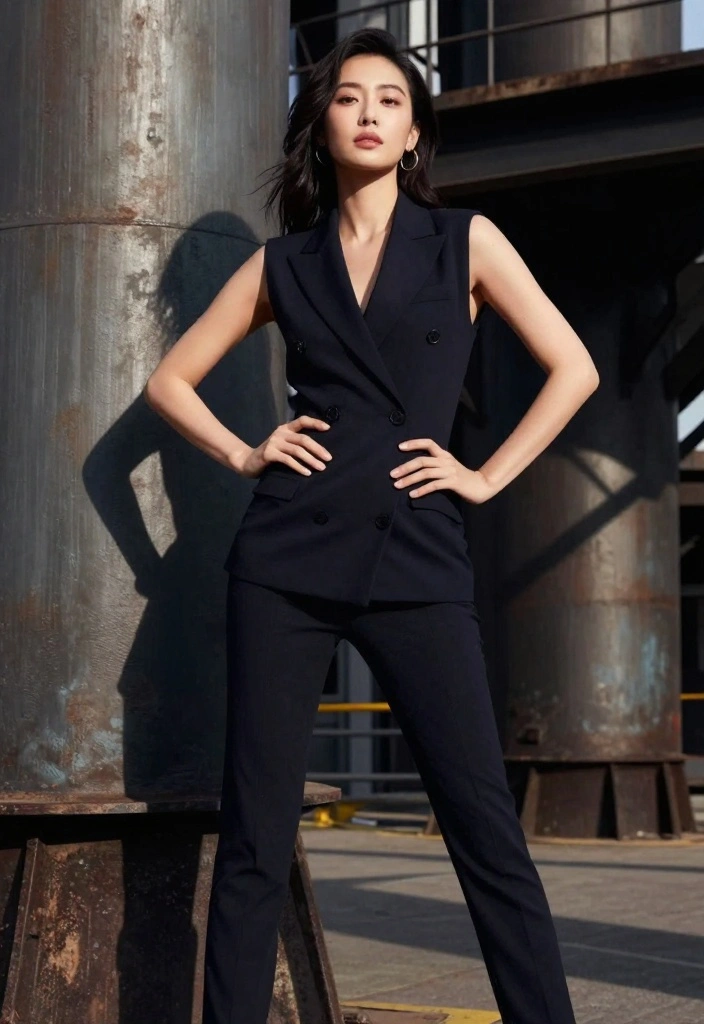 25 Pinterest-Worthy Poses for Women That Will Make You Look Like a Model! - 12. The Hands-on-Hips Power Pose 3