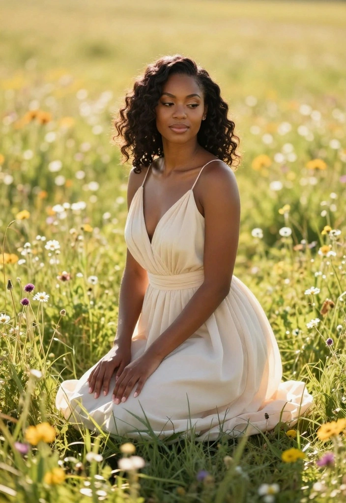 25 Pinterest-Worthy Poses for Women That Will Make You Look Like a Model! - 12. The Kneeled Pose 2