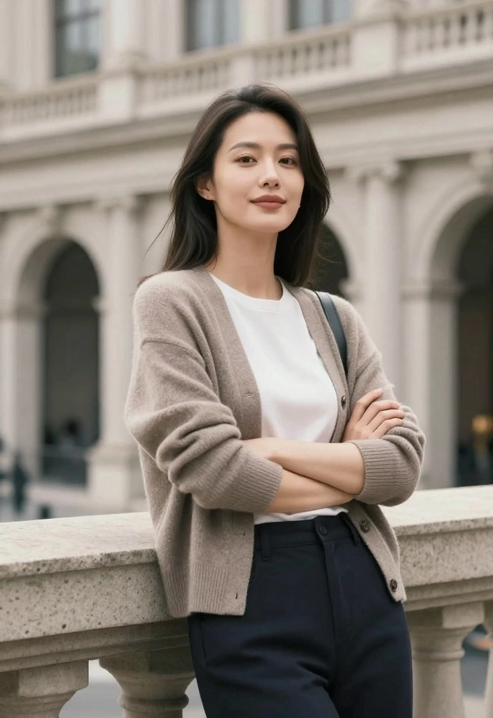 25 Pinterest-Worthy Poses for Women That Will Make You Look Like a Model! - 14. The Crossover Pose 2