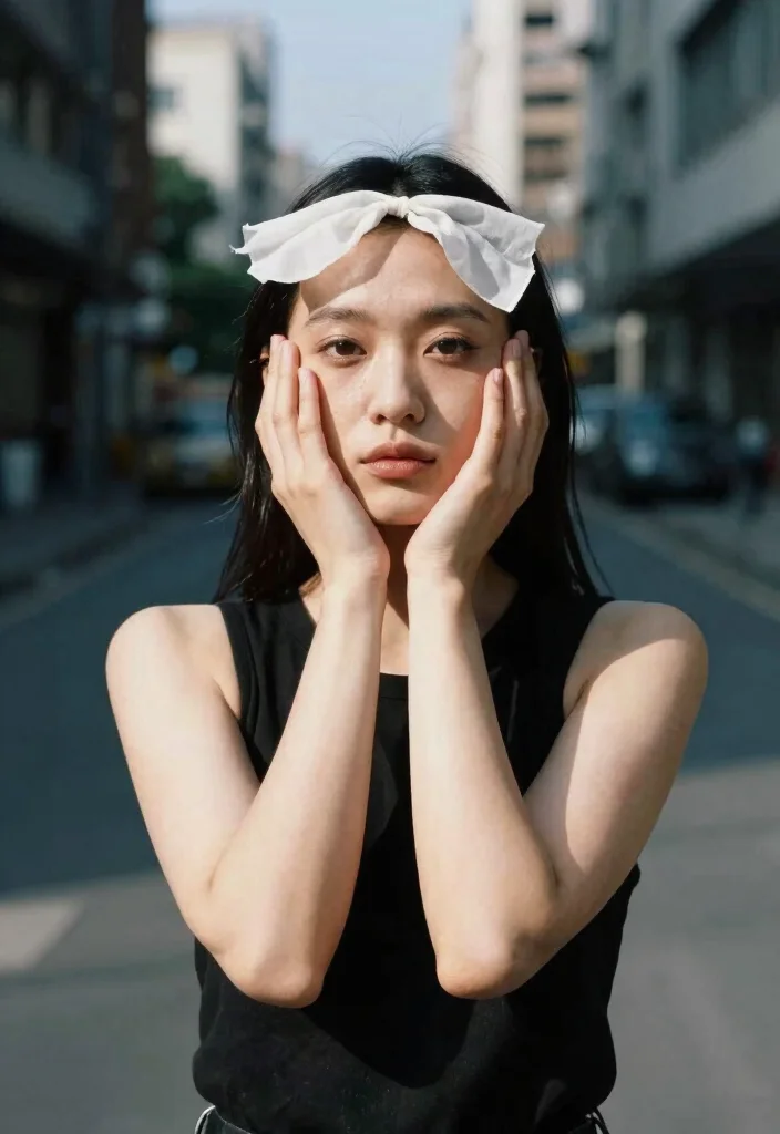 25 Pinterest-Worthy Poses for Women That Will Make You Look Like a Model! - 17. The Artistic Hand Placement 1