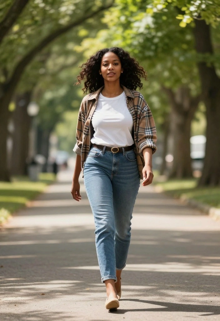 25 Pinterest-Worthy Poses for Women That Will Make You Look Like a Model! - 17. The Walking Pose 1