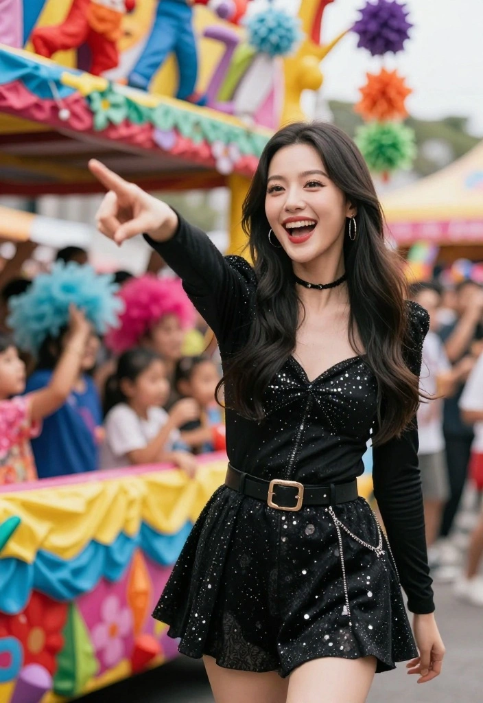 25 Pinterest-Worthy Poses for Women That Will Make You Look Like a Model! - 19. The Fun Finger Point 1