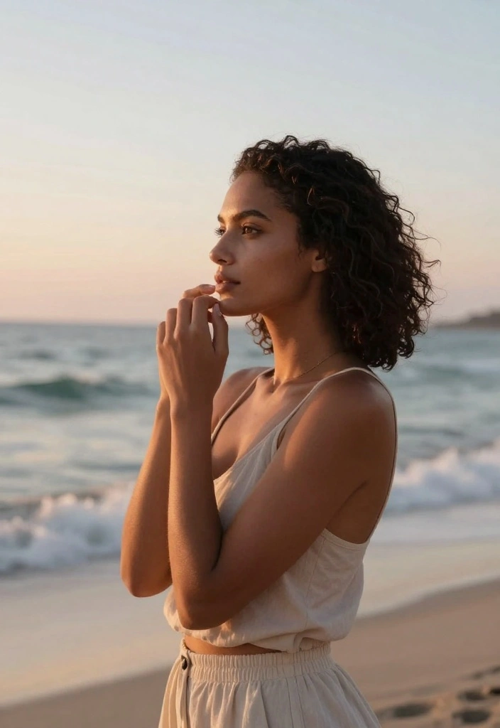 25 Pinterest-Worthy Poses for Women That Will Make You Look Like a Model! - 20. The Soft Touch 1