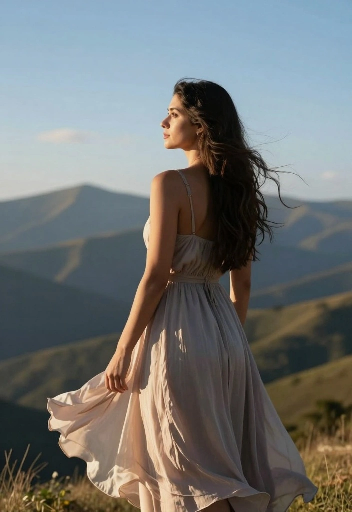 25 Pinterest-Worthy Poses for Women That Will Make You Look Like a Model! - 21. The Back Facing Pose 1