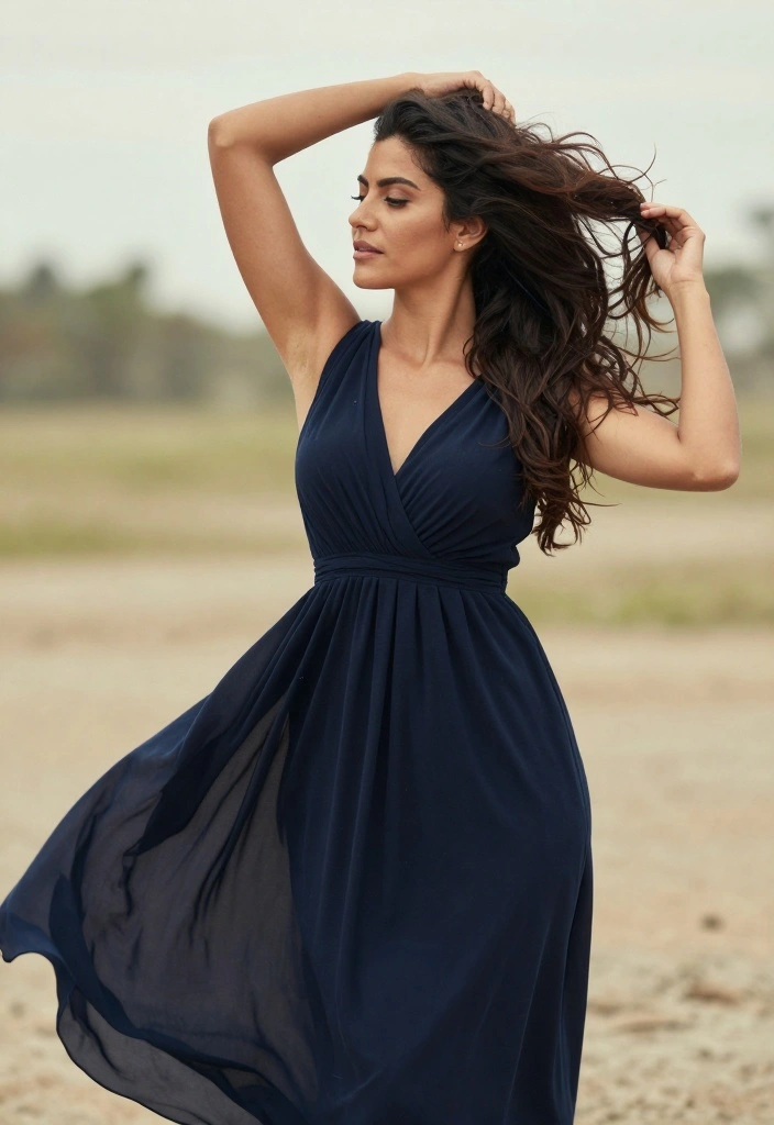 25 Pinterest-Worthy Poses for Women That Will Make You Look Like a Model! - 24. The Elegant Sweep 2