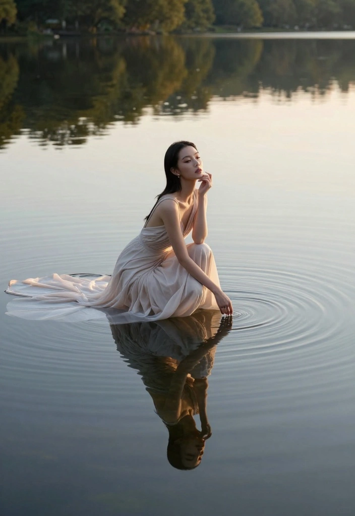 25 Pinterest-Worthy Poses for Women That Will Make You Look Like a Model! - 25. The Reflection Portrait 3