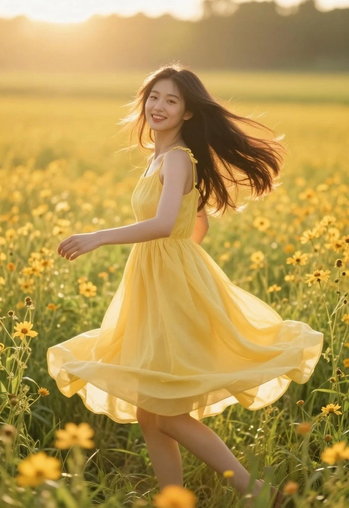 25 Pinterest-Worthy Poses for Women That Will Make You Look Like a Model! - 5. The Twirl 2