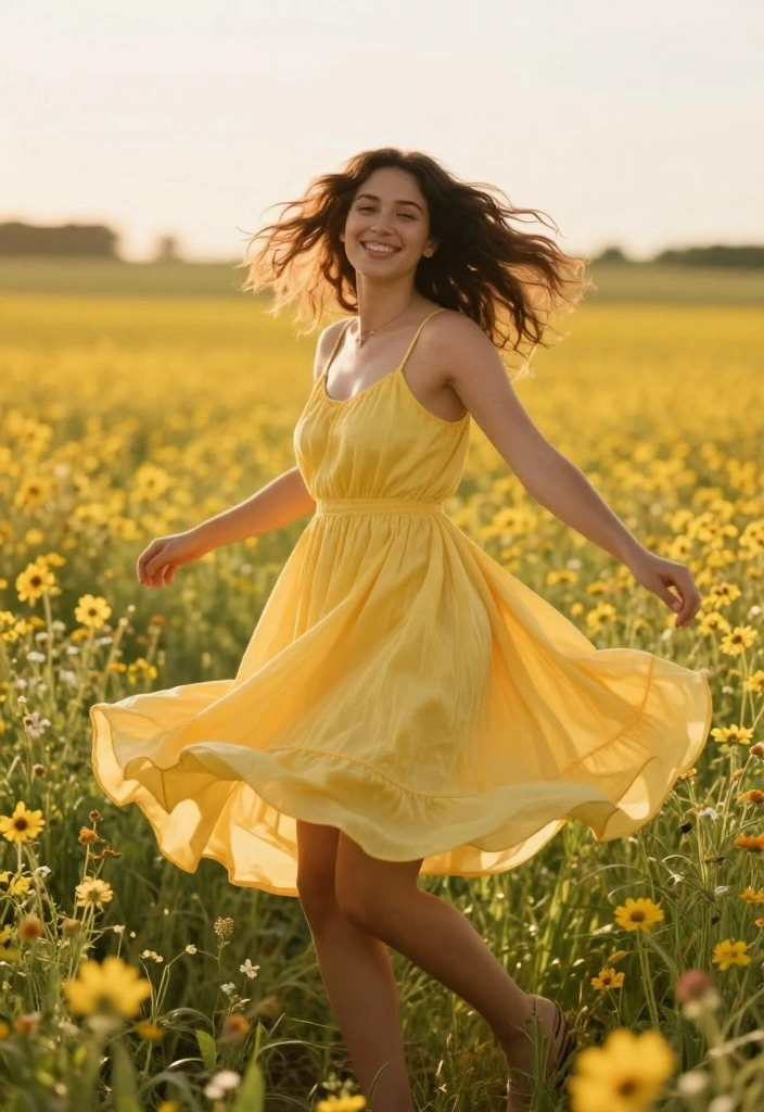 25 Pinterest-Worthy Poses for Women That Will Make You Look Like a Model! - 5. The Twirl 3