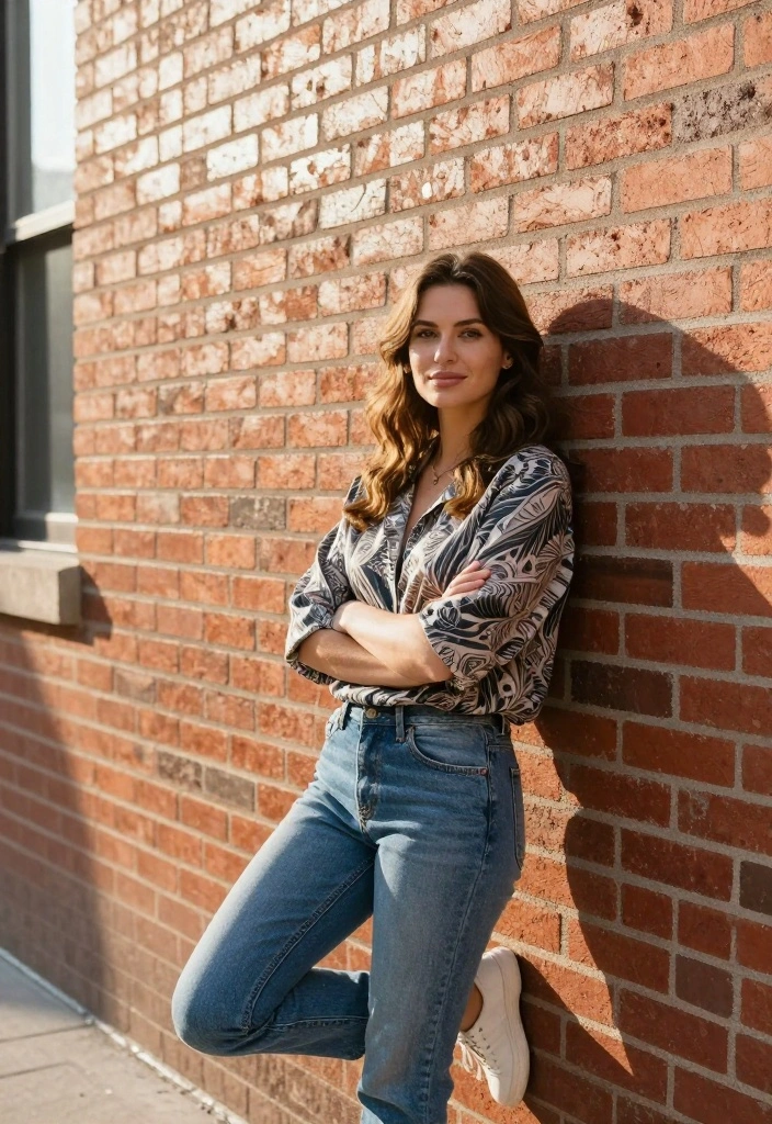 25 Pinterest-Worthy Poses for Women That Will Make You Look Like a Model! - 6. The Leaning Pose 2