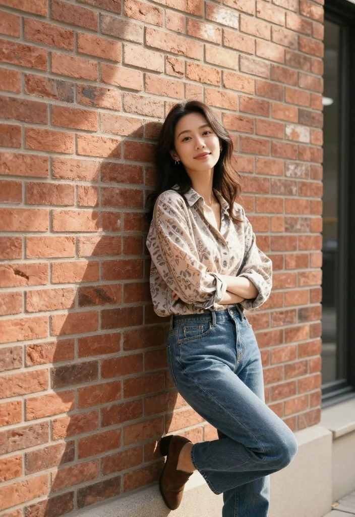 25 Pinterest-Worthy Poses for Women That Will Make You Look Like a Model! - 6. The Leaning Pose 3