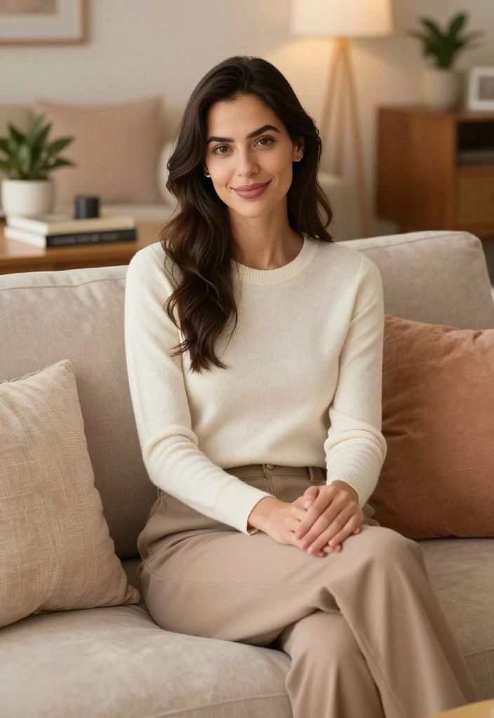 25 Pinterest-Worthy Poses for Women That Will Make You Look Like a Model! - 8. The Soft Smile 1