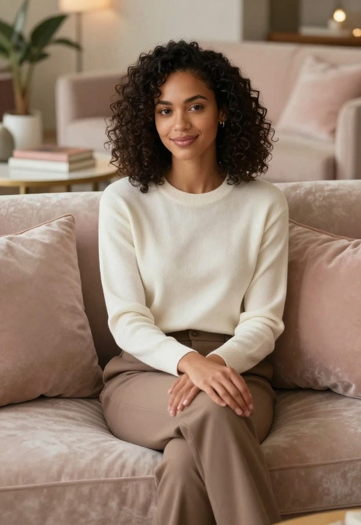 25 Pinterest-Worthy Poses for Women That Will Make You Look Like a Model! - 8. The Soft Smile 2