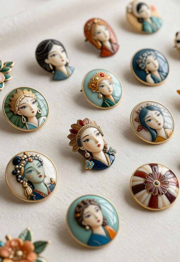 29 Must-Have Accessories to Level Up Women's Korean Apparel Fashion - 27. Artistic Brooches 1