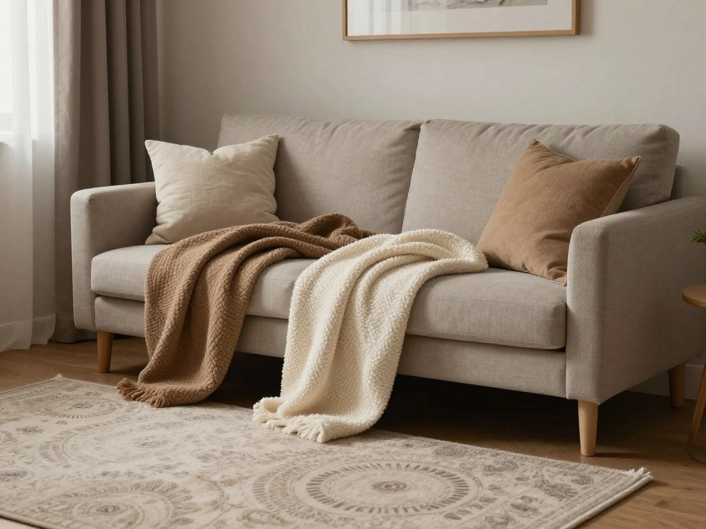 How to Transform Your Living Room into a Cozy Retreat - Step 4: Add Textiles and Layers 1