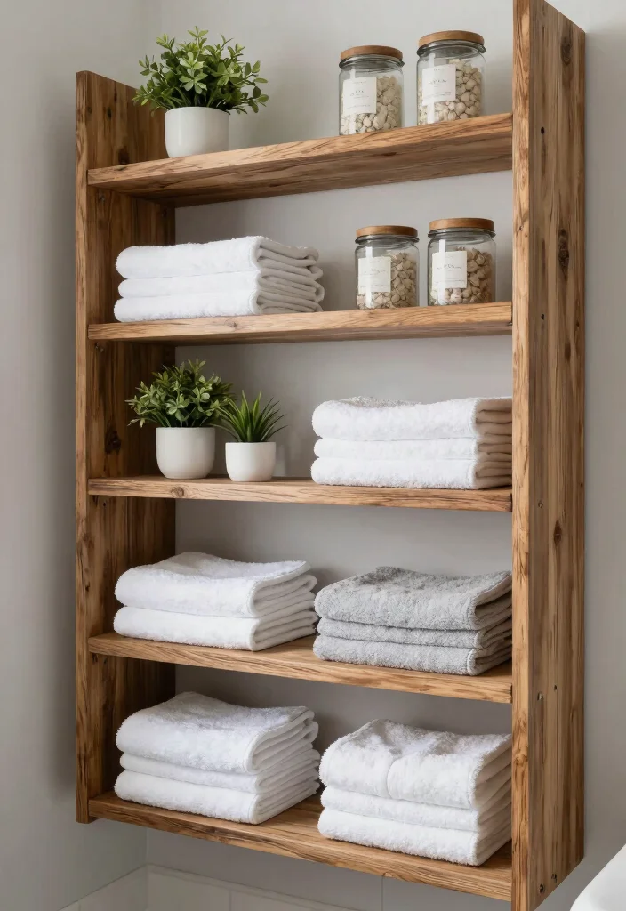 15 Bathroom Ideas for a Functional and Stylish Everyday Space - 14. Open Shelving 1