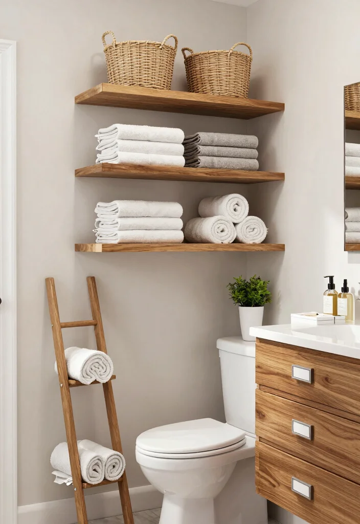 15 Bathroom Ideas for a Functional and Stylish Everyday Space - 2. Clever Storage Solutions 1