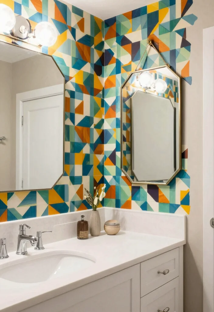 15 Bathroom Ideas for a Functional and Stylish Everyday Space - 3. Bold Accent Walls 1